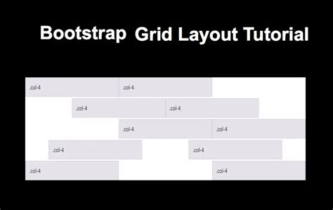 bootstrap grid layout builder.